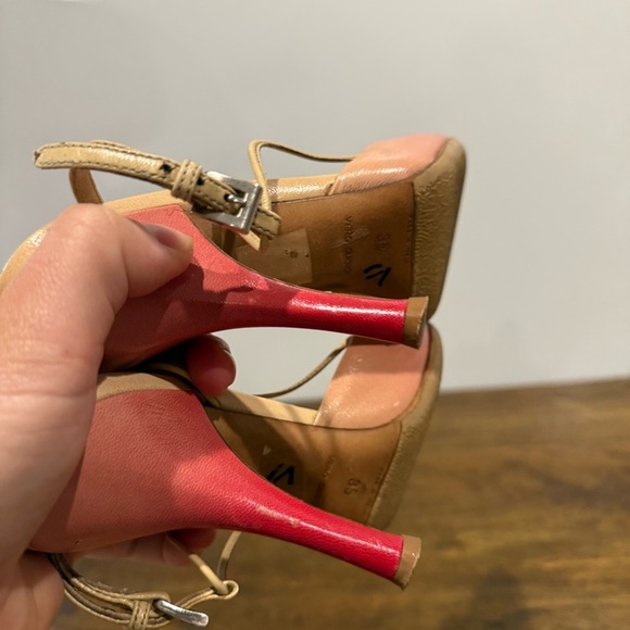 Prada Vintage Ombré Pink Slingback Pump Heels - Picture 8 of 16